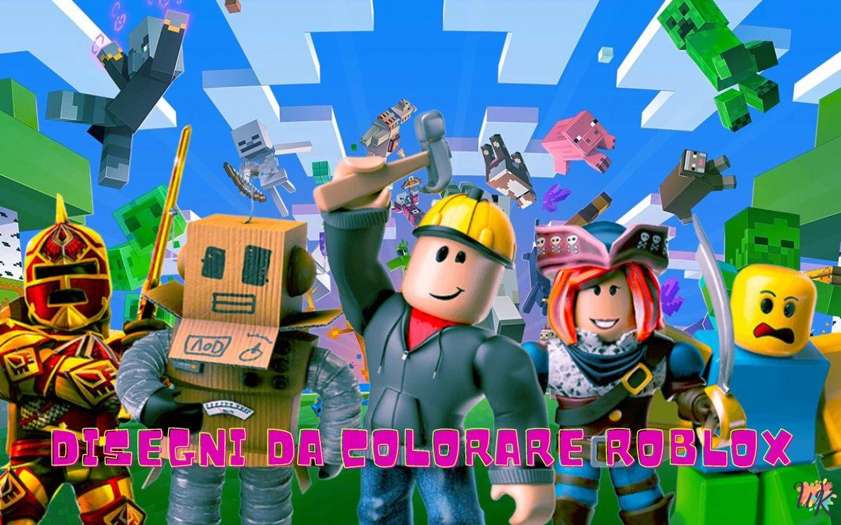 Roblox 1 Disegni da colorare Roblox